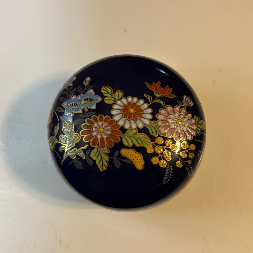 Floral Japanese Trinket Box